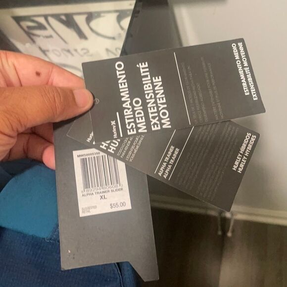 Hurley Men's Blue Swim Trunks - Picture 5 of 7